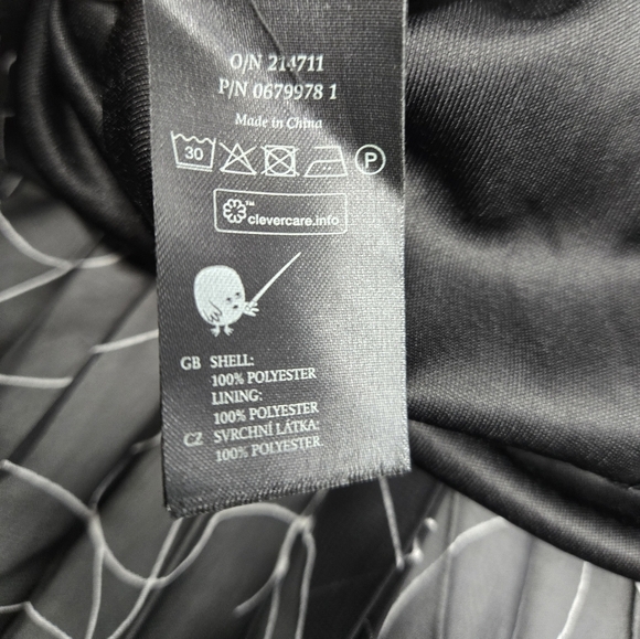 Monki Black Patterned Art Pleated Maxi Skirt S - Picture 6 of 6